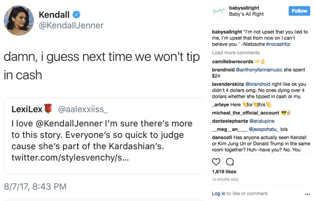Illustration for article titled The Kendall Jenner Vs. Baby's All Right Smackdown Continues